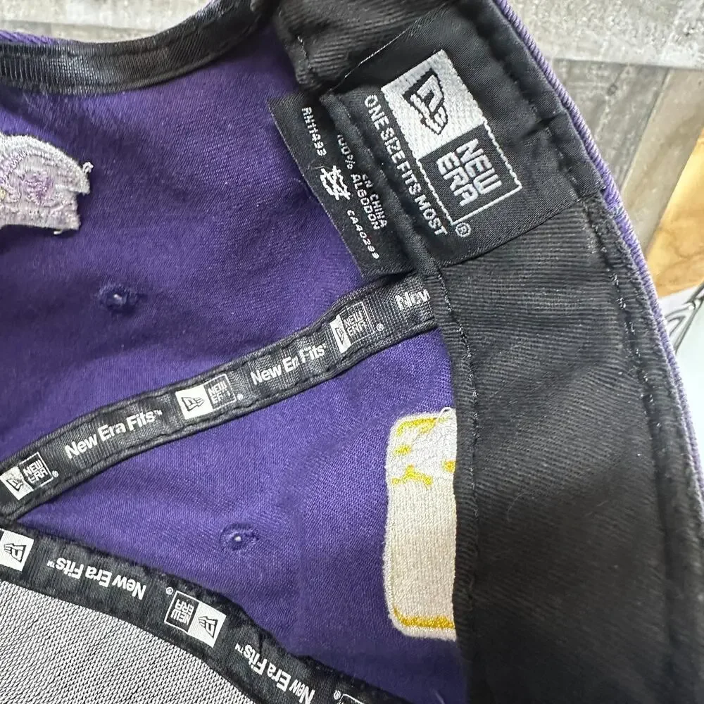 NBA‎ Los Angeles Lakers SnapBack Hat Cap New Era Purple Hardwood Classics